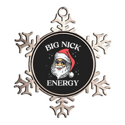 Big Nick Energy Christmas Pun Adult Humor Funny Xmas Tank Top Metallic Star Ornament