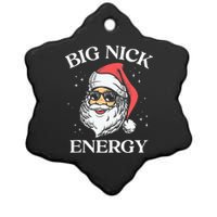 Big Nick Energy Christmas Pun Adult Humor Funny Xmas Tank Top Ceramic Star Ornament