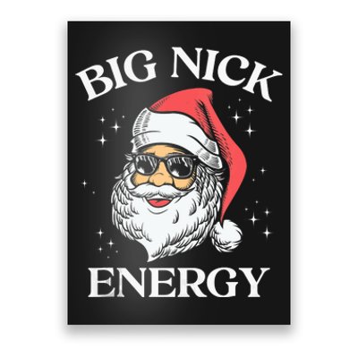 Big Nick Energy Christmas Pun Adult Humor Funny Xmas Tank Top Poster