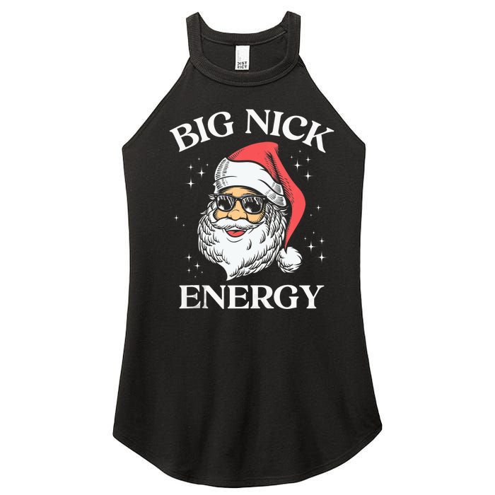 Big Nick Energy Christmas Pun Adult Humor Funny Xmas Tank Top Women's Perfect Tri Rocker Tank