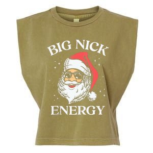 Big Nick Energy Christmas Pun Adult Humor Funny Xmas Tank Top Garment-Dyed Women's Muscle Tee