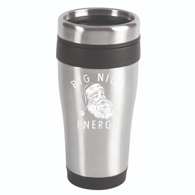 Big Nick Energy Sweatshirt Funny Xmas Fat Santa Claus 16oz Travel Tumbler