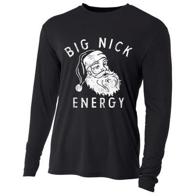 Big Nick Energy Sweatshirt Funny Xmas Fat Santa Claus Cooling Performance Long Sleeve Crew