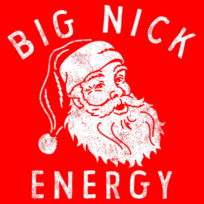 Big Nick Energy Sweatshirt Funny Xmas Fat Santa Claus Sweatshirt