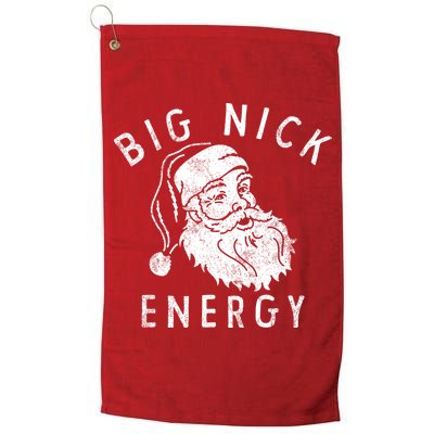 Big Nick Energy Sweatshirt Funny Xmas Fat Santa Claus Golf Towel