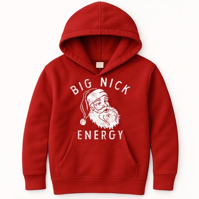 Big Nick Energy Sweatshirt Funny Xmas Fat Santa Claus Kids Hoodie