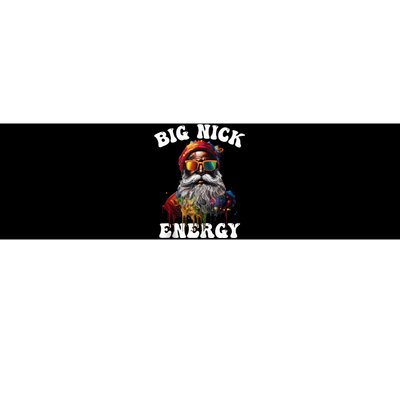 Big Nick Energy Santa Christmas Xmas Tank Top Bumper Sticker