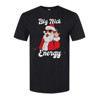 Big Nick Energy Funny Xmas Christmas Softstyle CVC T-Shirt