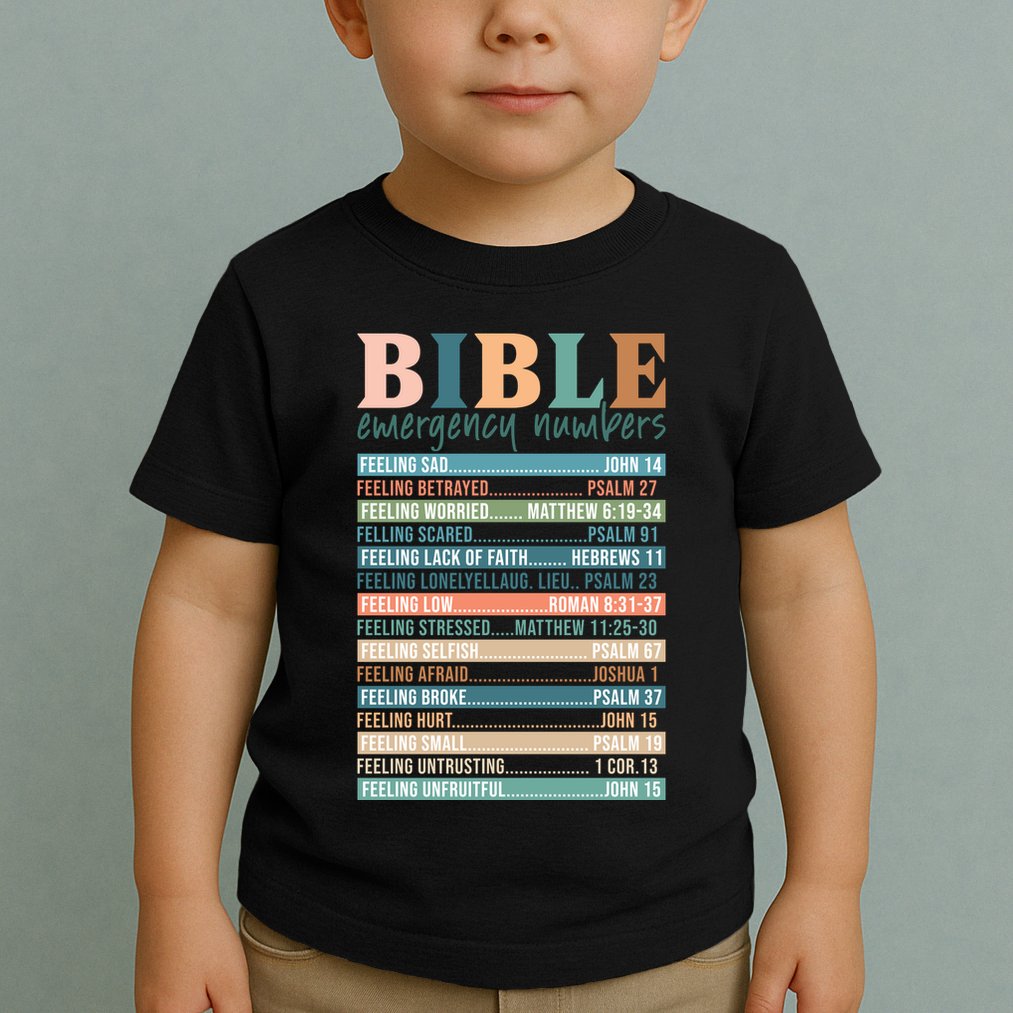 Bible Nutrition Emergency Numbers Toddler T-Shirt