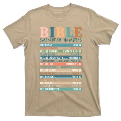 Bible Nutrition Emergency Numbers T-Shirt