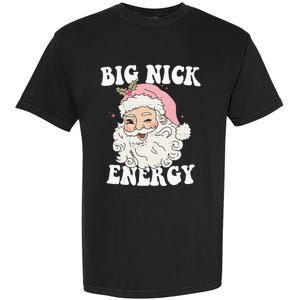 Big Nick Energy Funny Santa Xmas Retro Christmas Garment-Dyed Heavyweight T-Shirt