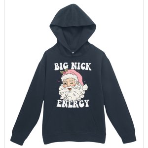 Big Nick Energy Funny Santa Xmas Retro Christmas Urban Pullover Hoodie