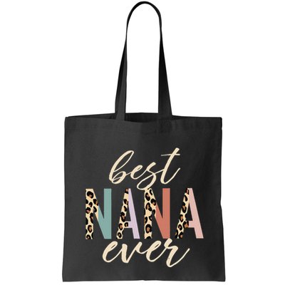Best Nana Ever Gifts Leopard Print Mothers Day Bag