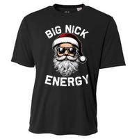 Big Nick Energy Funny Inappropriate Christmas Santa Face Cooling Performance Crew T-Shirt