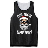 Big Nick Energy Funny Inappropriate Christmas Santa Face Mesh Reversible Basketball Jersey Tank