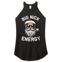 Big Nick Energy Funny Inappropriate Christmas Santa Face Women's Perfect Tri Rocker Tank