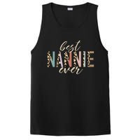 Best Nannie Ever Gifts Leopard Print Mothers Day PosiCharge Competitor Tank