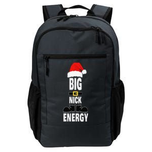 Big Nick Energy Santa Hat Belts And Boots Funny Christmas Daily Commute Backpack