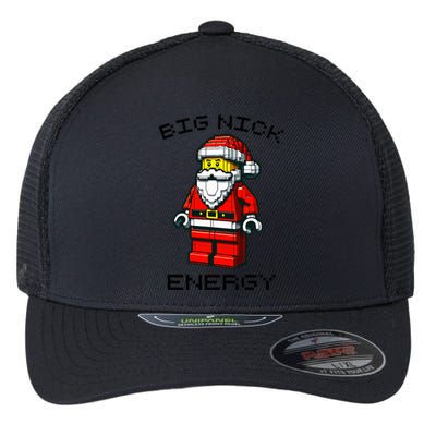 Big Nick Energy Santa Block Building Xmas Master Builder  Flexfit Unipanel Trucker Cap