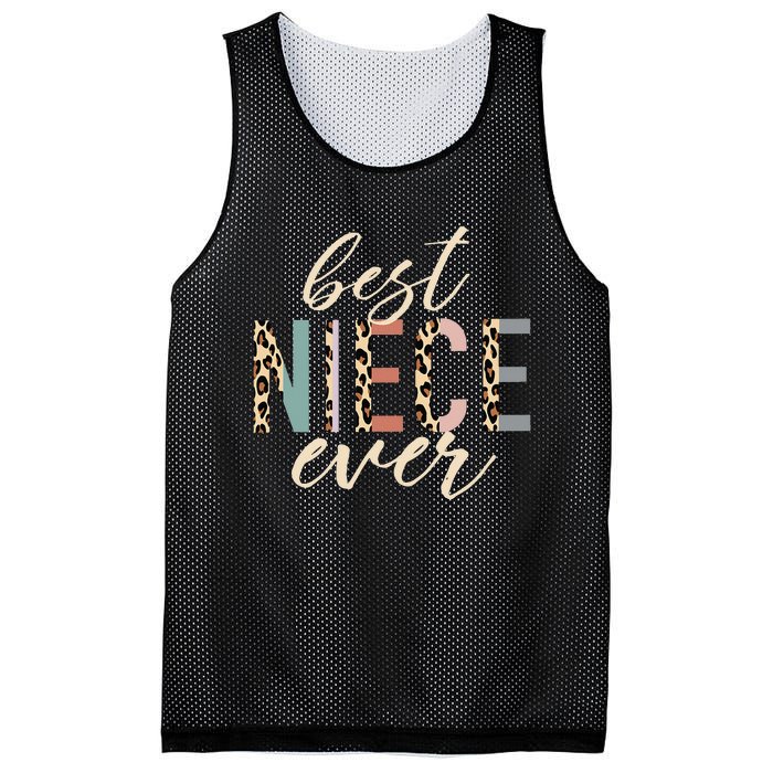 Best Niece Ever Gifts From Auntie Leopard Print Mesh Reversible Basketball Jersey Tank