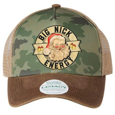 Big Nick Energy Retro Stamped Logo Legacy Tie Dye Trucker Hat