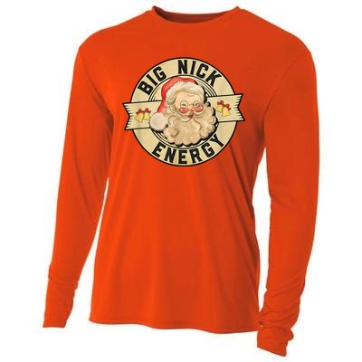 Big Nick Energy Retro Stamped Logo Cooling Performance Long Sleeve Crew