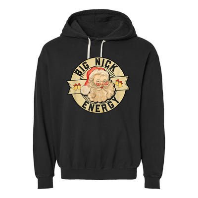 Big Nick Energy Retro Stamped Logo Garment-Dyed Fleece Hoodie