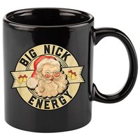 Big Nick Energy Retro Stamped Logo 11oz C Handle Ceramic Mug