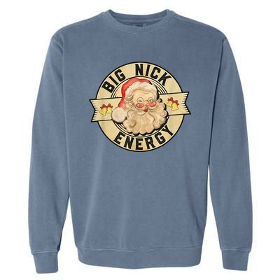 Big Nick Energy Retro Stamped Logo Garment-Dyed Sweatshirt