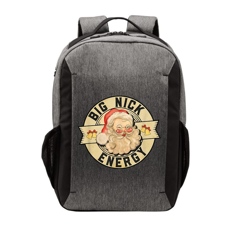 Big Nick Energy Retro Stamped Logo Vector Backpack