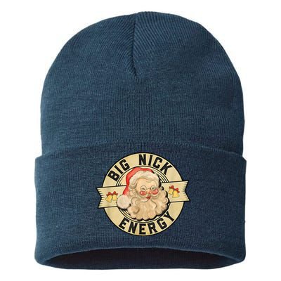 Big Nick Energy Retro Stamped Logo Sustainable Knit Beanie