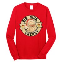 Big Nick Energy Retro Stamped Logo Long Sleeve Shirt