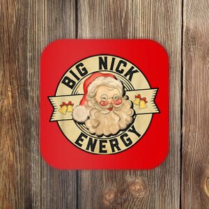 Big Nick Energy Retro Stamped Logo Coaster