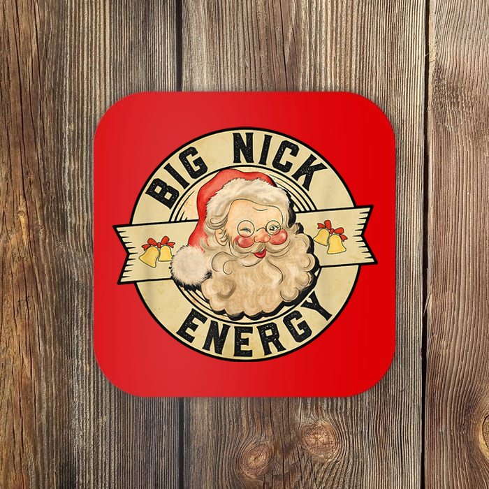 Big Nick Energy Retro Stamped Logo Coaster