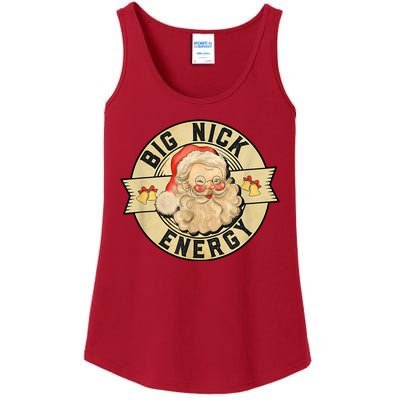 Big Nick Energy Retro Stamped Logo Ladies Essential Tank