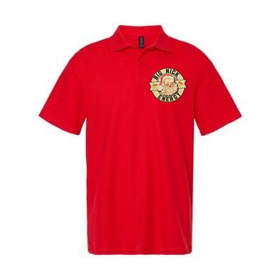 Big Nick Energy Retro Stamped Logo Softstyle Adult Sport Polo