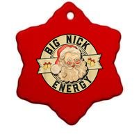 Big Nick Energy Retro Stamped Logo Ceramic Star Ornament