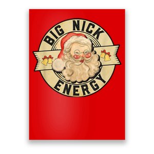 Big Nick Energy Retro Stamped Logo Poster