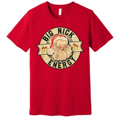 Big Nick Energy Retro Stamped Logo Premium T-Shirt