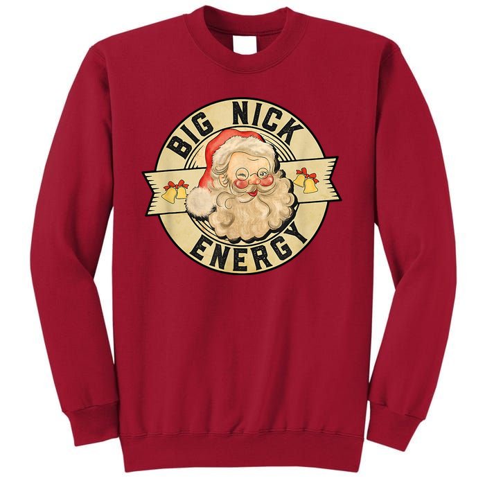 Big Nick Energy Retro Stamped Logo Tall Sweatshirt