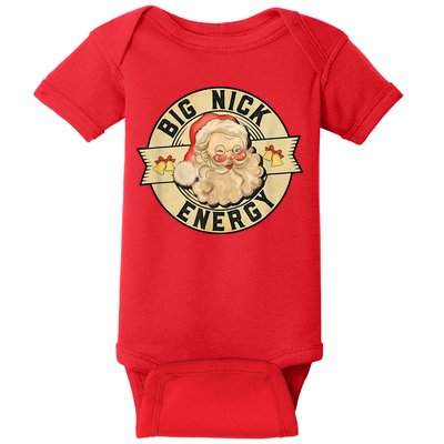 Big Nick Energy Retro Stamped Logo Baby Bodysuit