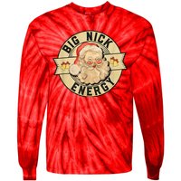 Big Nick Energy Retro Stamped Logo Tie-Dye Long Sleeve Shirt