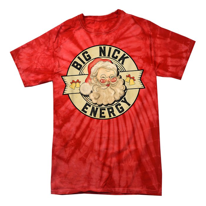 Big Nick Energy Retro Stamped Logo Tie-Dye T-Shirt