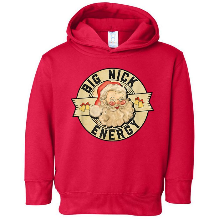 Big Nick Energy Retro Stamped Logo Toddler Hoodie