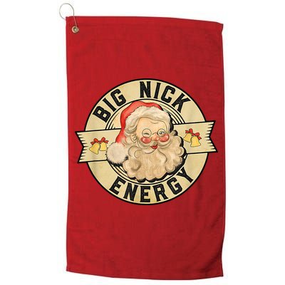 Big Nick Energy Retro Stamped Logo Golf Towel