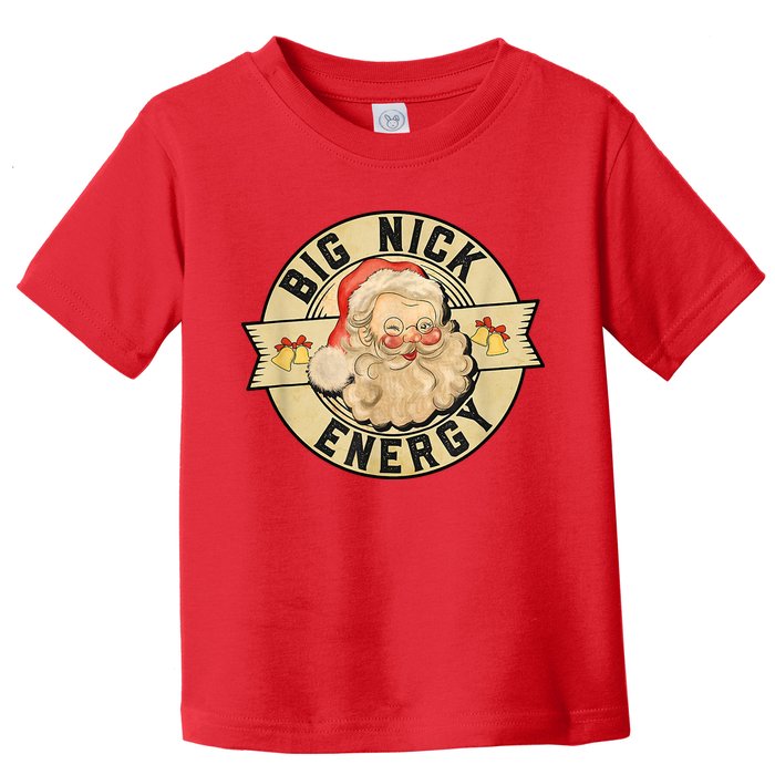 Big Nick Energy Retro Stamped Logo Toddler T-Shirt