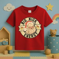 Big Nick Energy Retro Stamped Logo Toddler T-Shirt