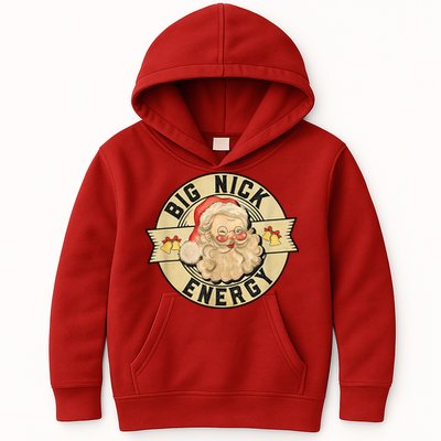 Big Nick Energy Retro Stamped Logo Kids Hoodie
