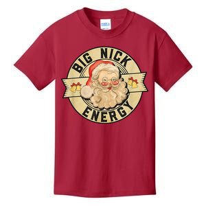 Big Nick Energy Retro Stamped Logo Kids T-Shirt