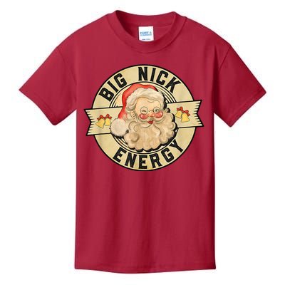 Big Nick Energy Retro Stamped Logo Kids T-Shirt